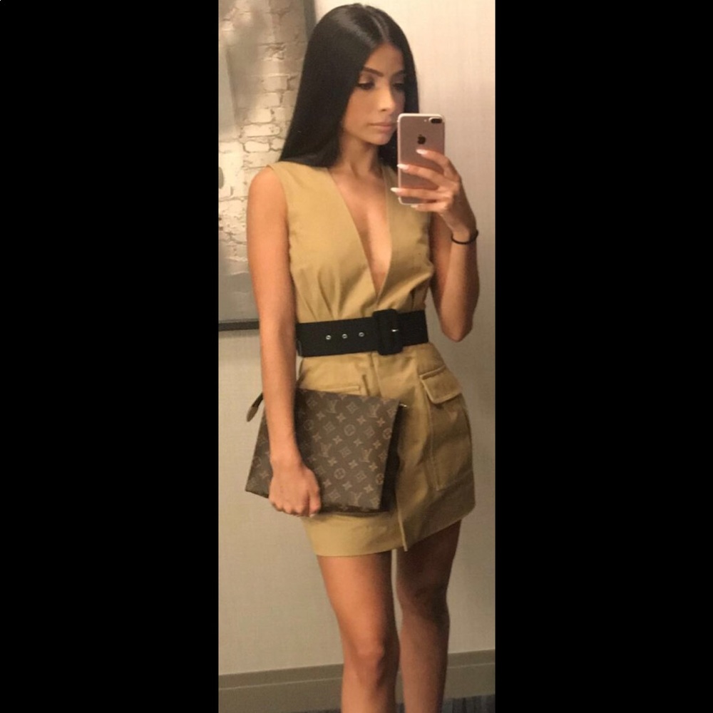 House of CB Sand Mock Dress Eva